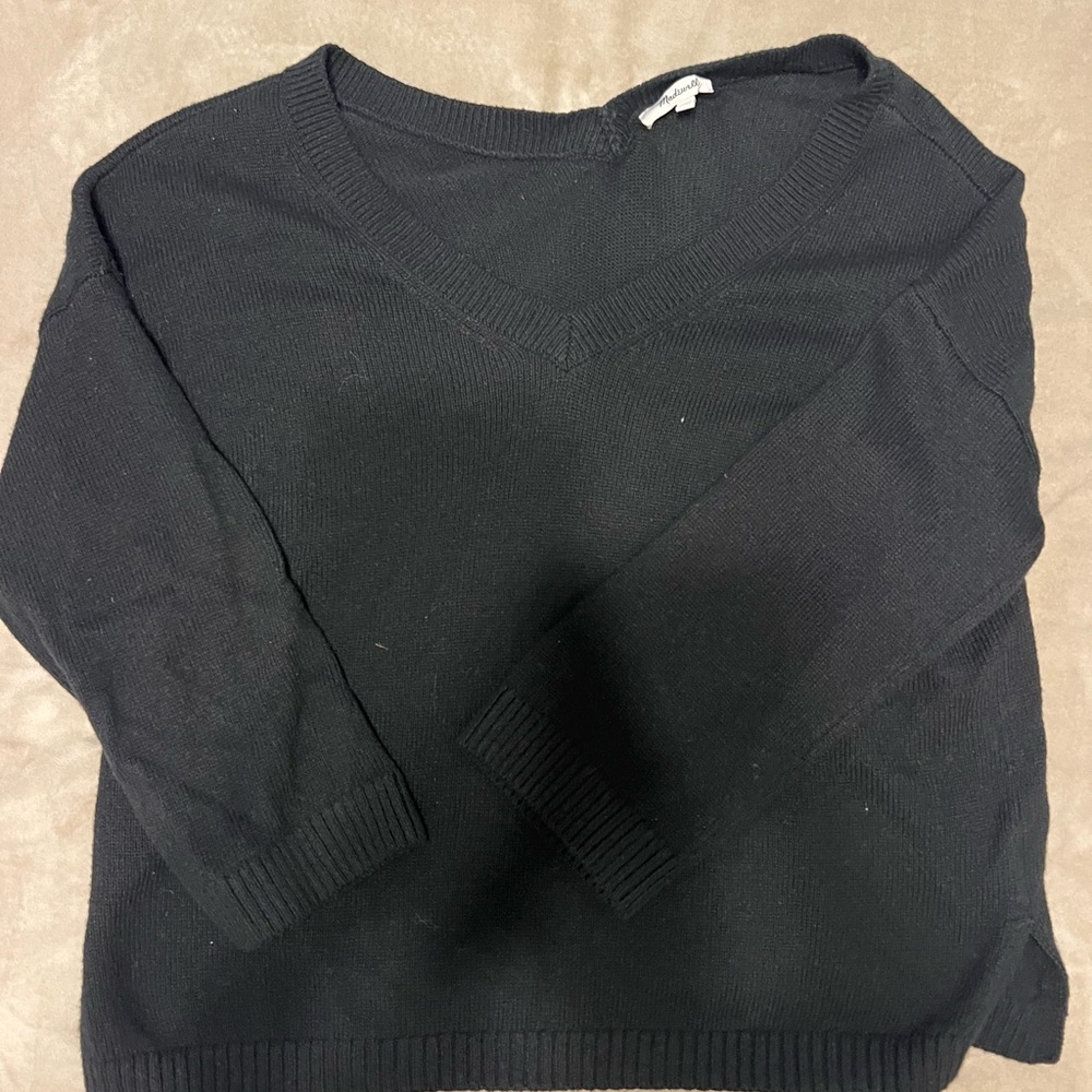 Madewell Black Knit Sweater